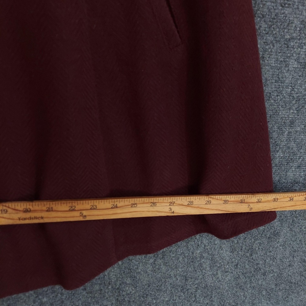 torrid Burgundy Military-Style Trench Coat - Picture 10 of 11